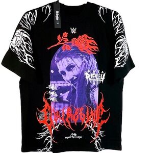 Civil Regime Rhea Brutality WWE‎ American Classic Oversized Tee Mens Large Black